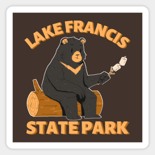 Lake Francis State Park Camping Bear Magnet